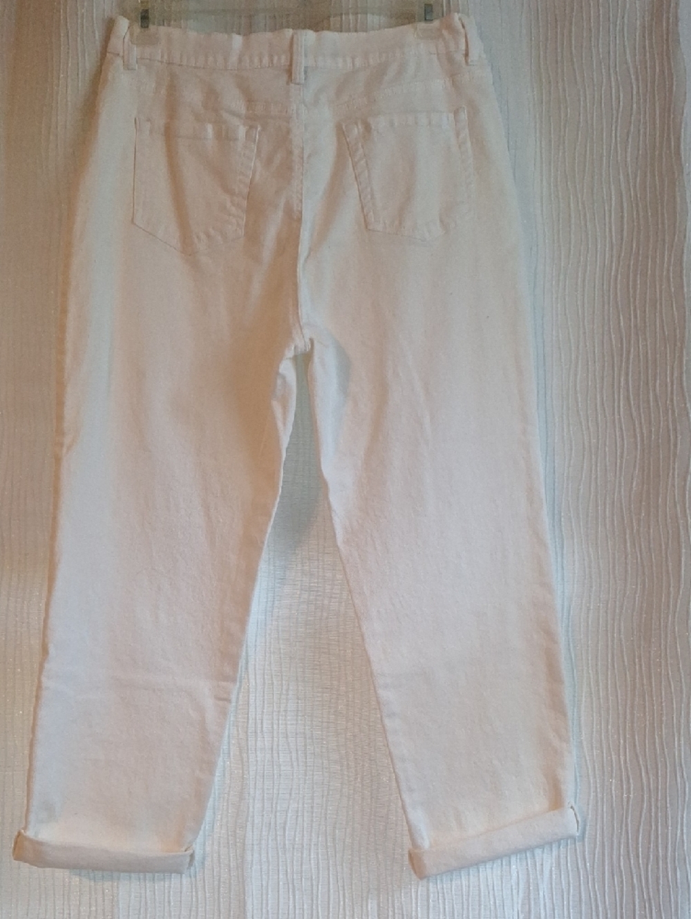 Gloria Vanderbilt White Straight-Leg Jeans